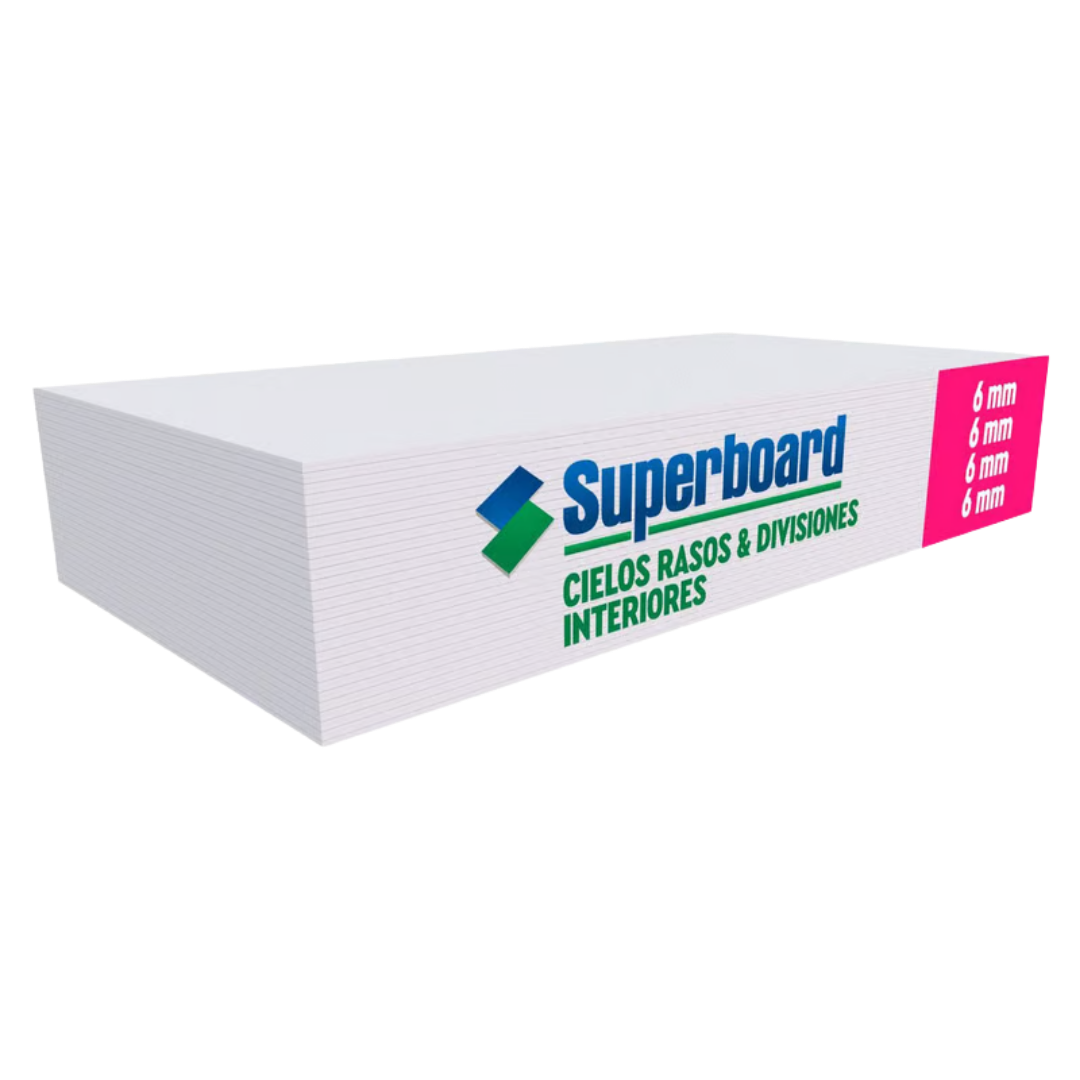 Fibrocemento Superboard ST 6mm