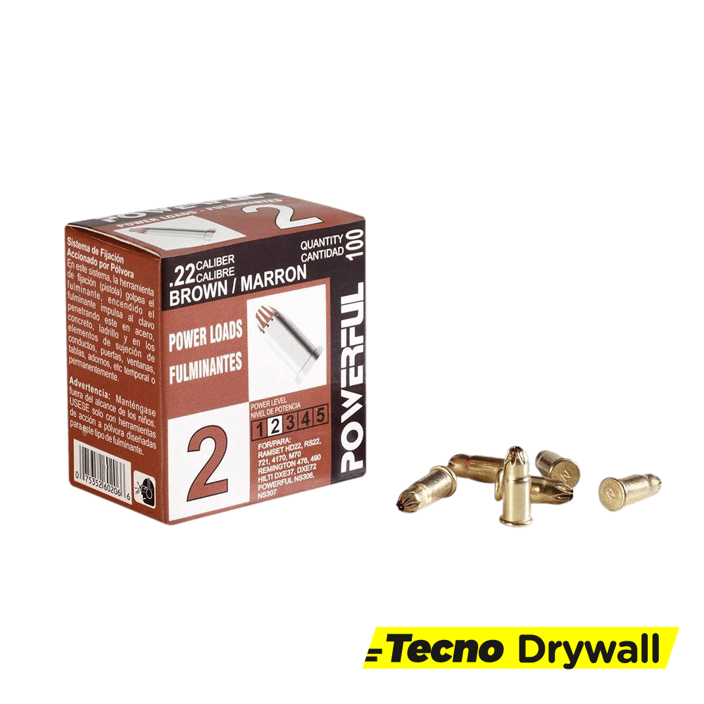 Fulm. Marrón Cal. 22 x 100 Unidades - Construmart - Perú