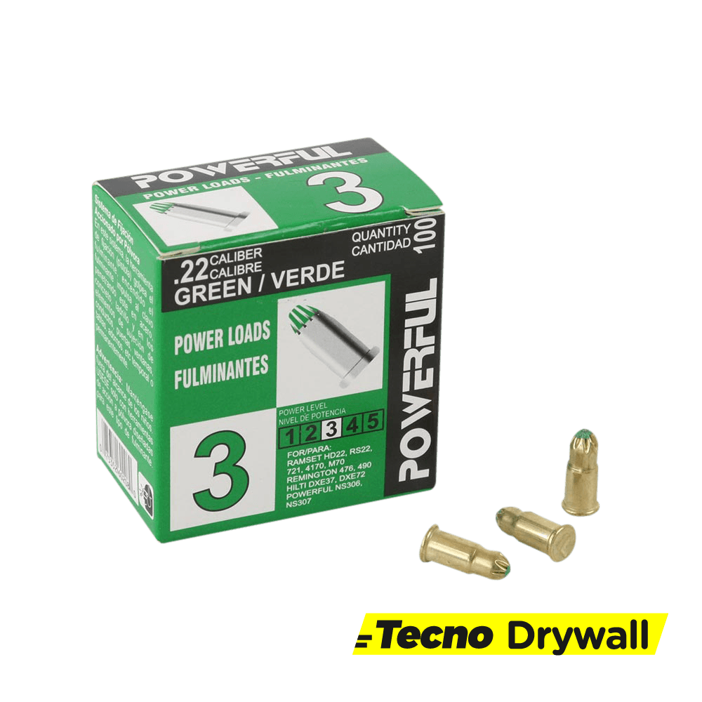 Fulm. Verde Cal. 22 x 100 Unidades - Construmart - Perú