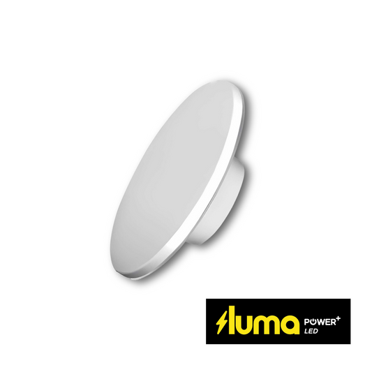 Aplique 12W Circular Tricolor - Blanco