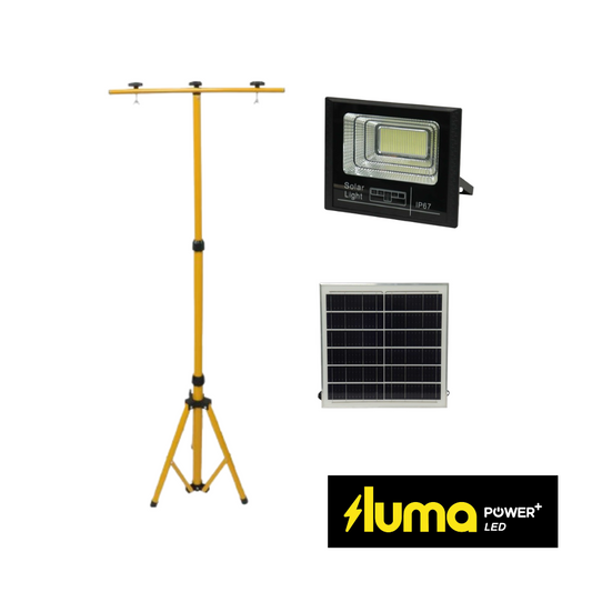 Trípode + Panel Solar/Reflector